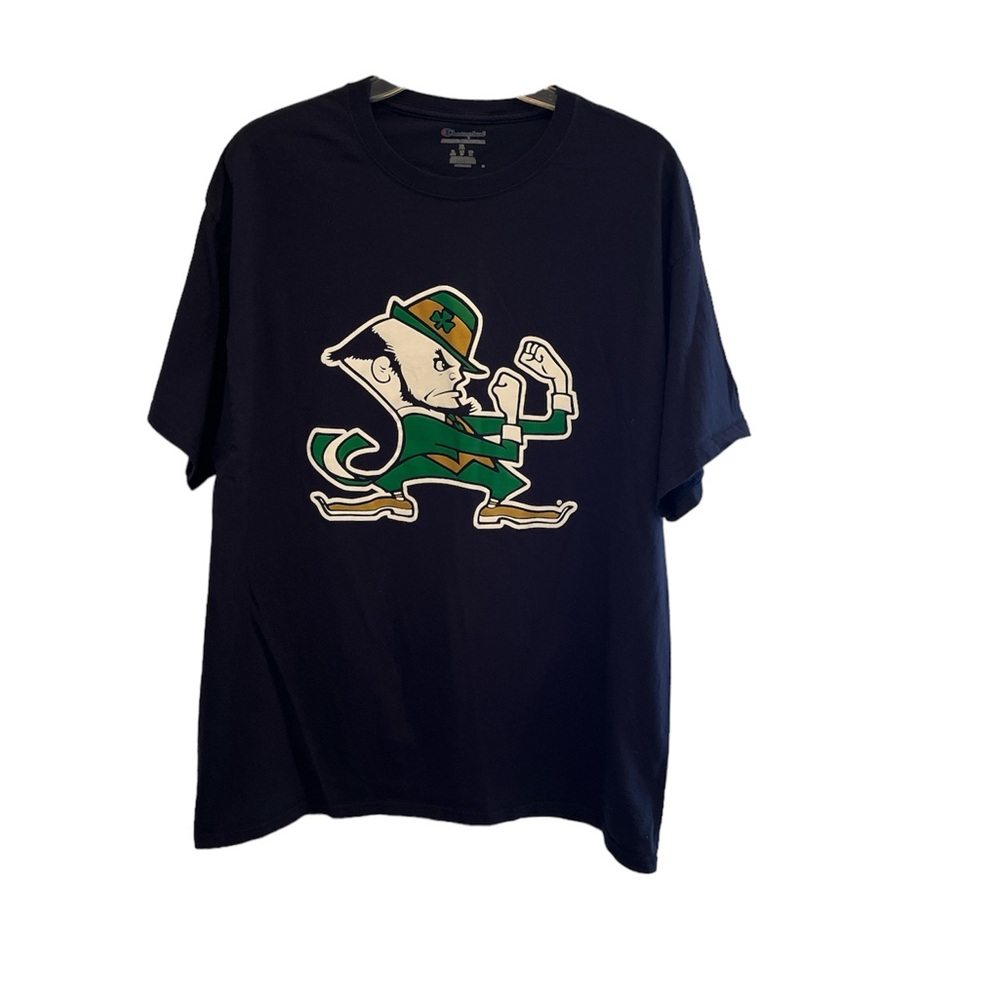 Vintage Champion Notre Dame Fighting Irish Leprechaun T-Shirt XL
